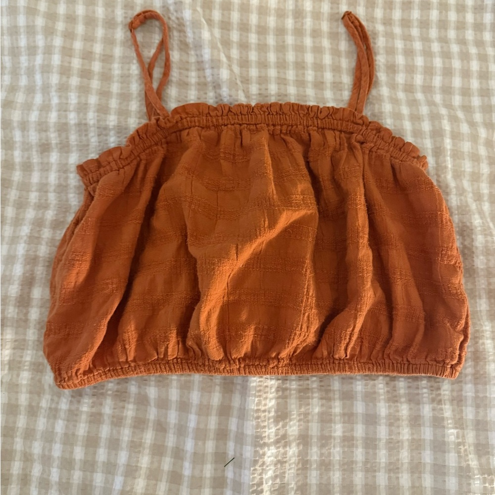 Aerie Rust Sleeveless Top